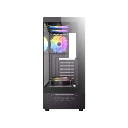 מארז Antec VCX300 ARGB Black Mid-Tower ATX 5x120mm Fans include