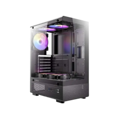 מארז Antec VCX300 ARGB Black Mid-Tower ATX 5x120mm Fans include