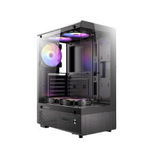 מארז Antec VCX300 RGB Elite Mid Tower 5X Fixed RGB Fans