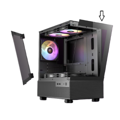 פנל קידמי למארז שחור ANTEC CX200M