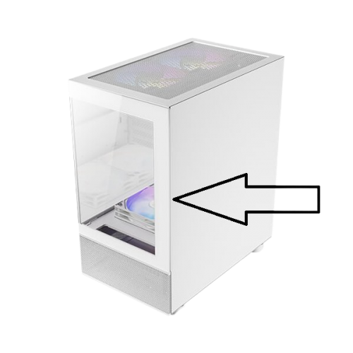 פנל קידמי למארז לבן ANTEC CX200M