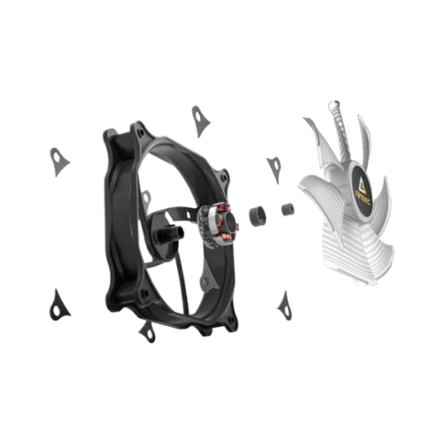 מאוורר למארז Antec F12 Racing ARGB 120mm PWM