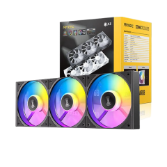 מאווררים למארז ANTEC Connect C120 Reverse ARGB BLACK 3PK