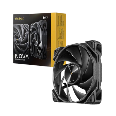 מאוורר למארז Antec Nova 120mm Black Fan And Speed Conntroller