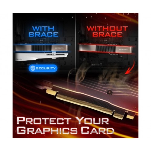 תומך לכרטיס מסך ANTEC GPU Holder Dagger Black