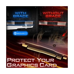תומך לכרטיסי מסך ANTEC GPU Support Dagger White