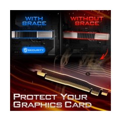 תומך לכרטיסי מסך ANTEC GPU HOLDER Black