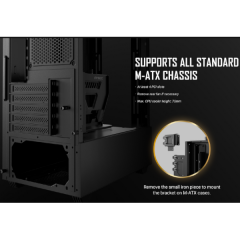 תופסן אנכי Antec Shift Vertical GPU Bracket incl PCIE4.0 riser