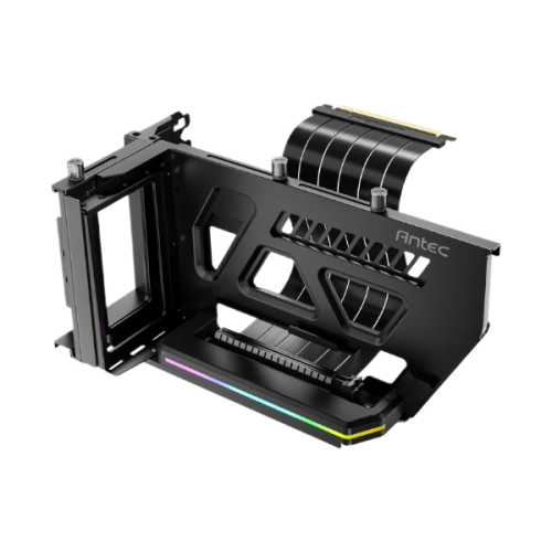 כבל ותושבת לכ. מסך Antec SHIFT ARGB - Vertical GPU Bracket Black