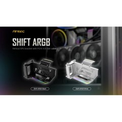 כבל ותושבת לכ. מסך Antec SHIFT ARGB - Vertical GPU Bracket Black