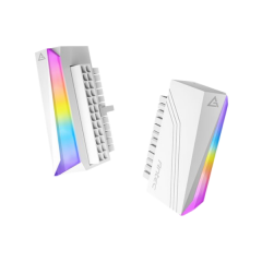 מתאם 90 מעלות ל24-פין ARGB White Adapter °Antec 24-pin 90