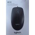 עכבר חוטי Logitech B100 Optical OEM שחור