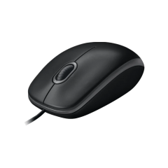 עכבר חוטי Logitech B100 Optical OEM שחור