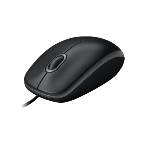 עכבר חוטי Logitech B100 Optical OEM שחור