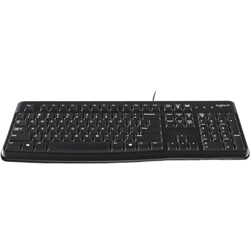 מקלדת מחשב Logitech K120 עברית אנגלית