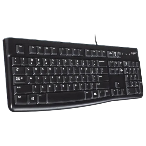 מקלדת מחשב Logitech K120 עברית אנגלית