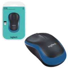עכבר אלחוטי Logitech Wireless Mouse M185 Retail שחור