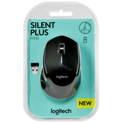 Logitech M330 שקט פלוס שחור