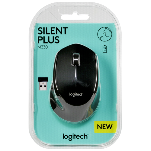 Logitech M330 שקט פלוס שחור