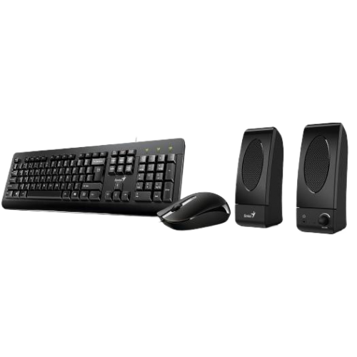 חבילת מקלדת Genius KMS-U130 Super Value