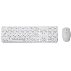  ‏מקלדת ועכבר לבן RAPOO X260S E.H / EN/Hebrew