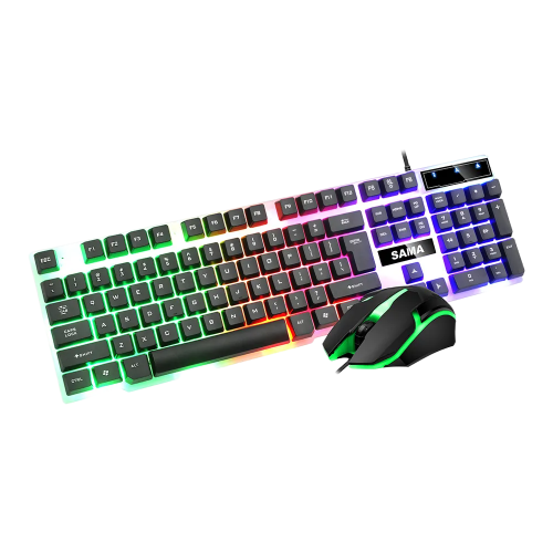 סט מקלדת ועכבר חוטיים גיימינג SAMA GT-710