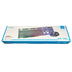 סט מקלדת ועכבר חוטיים גיימינג SAMA GT-710