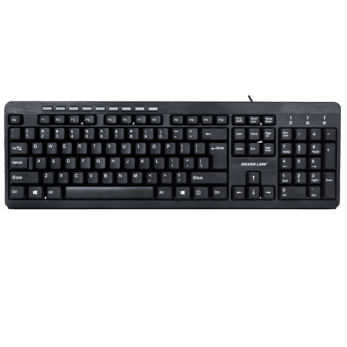 מקלדת חוטית SILVER LINE KB-MM818 EN-RU-HEB