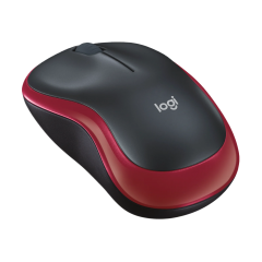 עכבר אלחוטי Logitech Wireless Mouse M185 Retail אדום