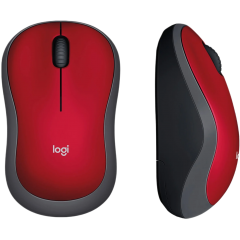 עכבר אלחוטי Logitech Wireless Mouse M185 Retail אדום