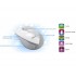 עכבר אלחוטי ASUS WT465 V2 Ergonomic design 2.4GHZ White