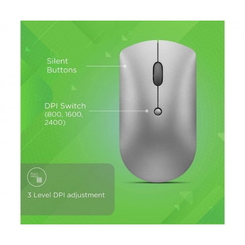 עכבר אלחוטי שקט Lenovo 600 BT Silent Mouse