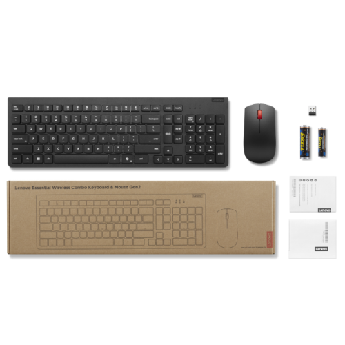 סט אלחוטי Copilot Black + LENOVO Essential Wireless combo gen2