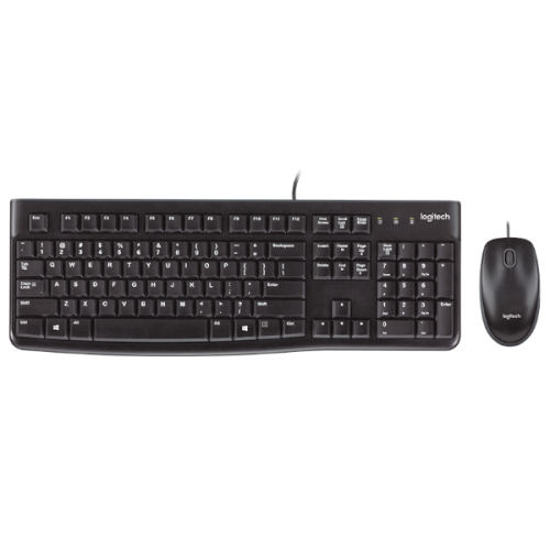 סט מקלדת ועכבר חוטי Logitech MK120