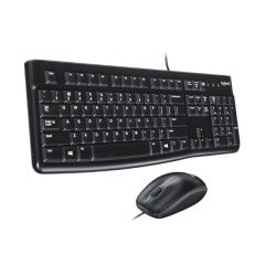 סט מקלדת ועכבר חוטי Logitech MK120