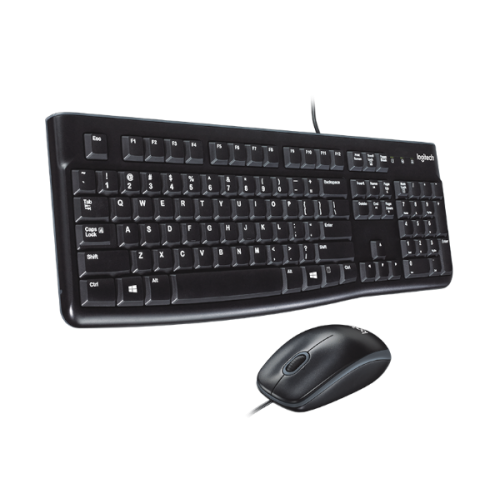 סט מקלדת ועכבר חוטי Logitech MK120
