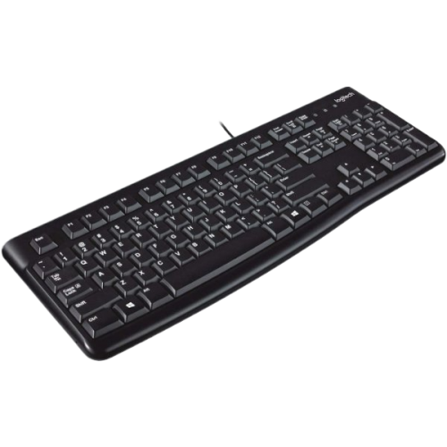מקלדת לוגיטק חוטית עברית אנגלית LOGITECH K120