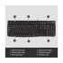 מקלדת לוגיטק חוטית עברית אנגלית LOGITECH K120