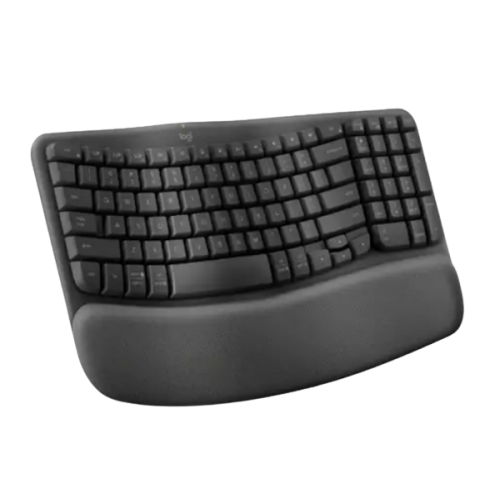 מקלדת ארגונומית אלחוטית LOGITECH LOGI Wave Keys