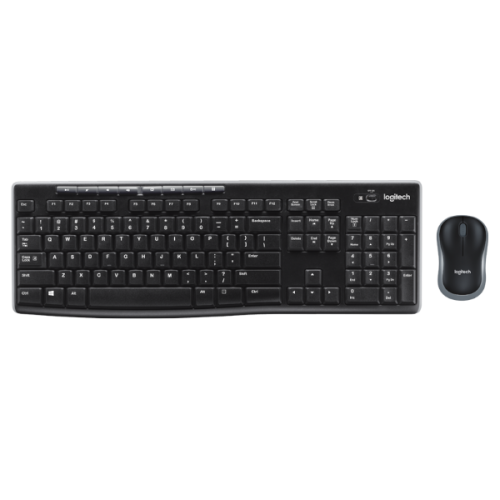 סט מקלדת ועכבר אל חוטי Logitech Wireless Desktop MK270