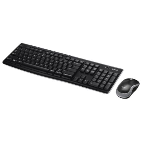 סט מקלדת ועכבר אל חוטי Logitech Wireless Desktop MK270