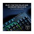 מקלדת גיימינג RAZER BlackWidow V4 X Green Mechanical Switch