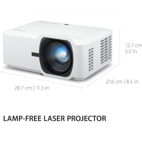 מקרן ViewSonic LS740W Laser 5,000 Lumens WXGA 2XHDMI Speakers