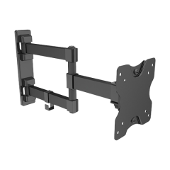 זרוע דו מפרקית מאלומיניום VESA 100/75 up to 27 and 15kg