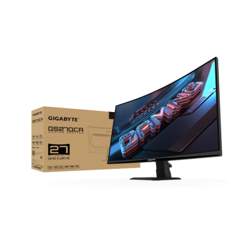 מסך קעור Gigabyte GS27QCA VA 180hz QHD HDR Ready AMD FreeSync