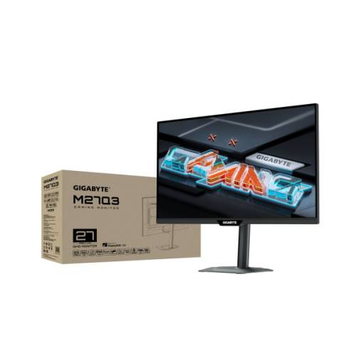 מסך גיימינג Gigabyte M27Q3 2K 1Ms SS IPS 320Hz KVM G-Sync