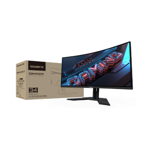 מסך קעור Gigabyte G34WQCP Gaming Monitor 3440X1440 1Ms VA 180Hz