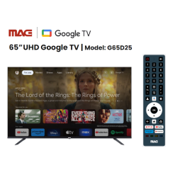 טלוויזיה חכמה MAG GTV65D25 SMART Google OS 4K