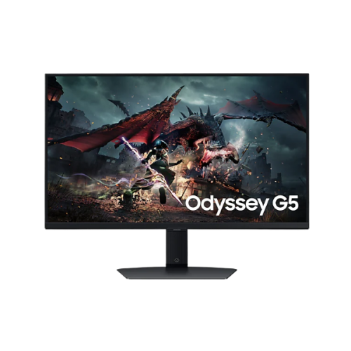 מסך Samsung Odyssey G5 G50D QHD 27 180Hz 1Ms Gaming Monitor Pivot