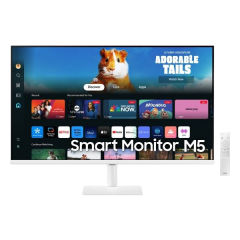 מסך חכם SAMSUNG S32 VA 4Ms FHD WIFI BT Tizen Os Speakers White